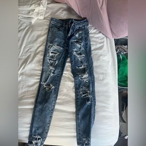 American Eagle, Next Level Stretch, Size 00, Light Wash